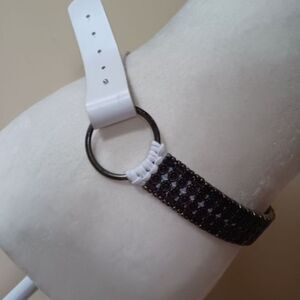 Antoniazzi Firenze Sz L White Leather Belt Boho Artsy Cowgirl Western Modernist